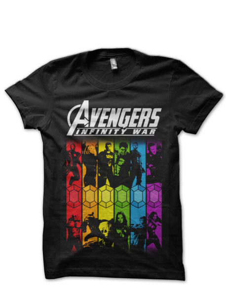 Avengers Infinity War Black T-Shirt