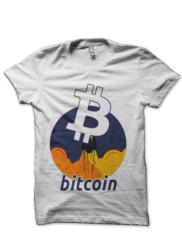 Bitcoin White T-Shirt - Swag Shirts