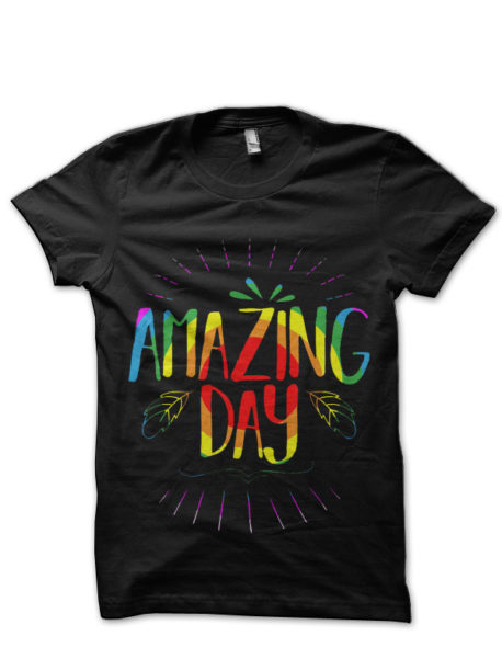 Amazing Day - Coldplay Black T-Shirt