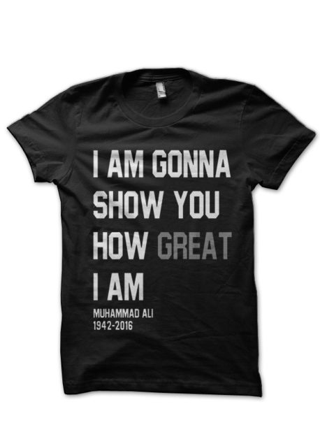 How Great I Am : Ali Black T-Shirt