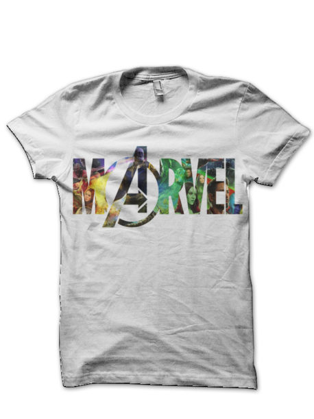 Marvel White T-Shirt