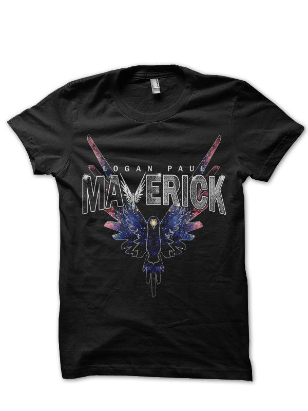 Logan Paul Maverick Black T-Shirt