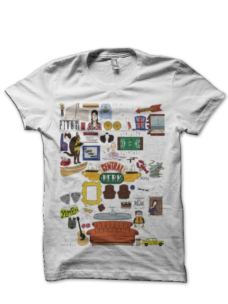 Friends Tv Show White T-Shirt