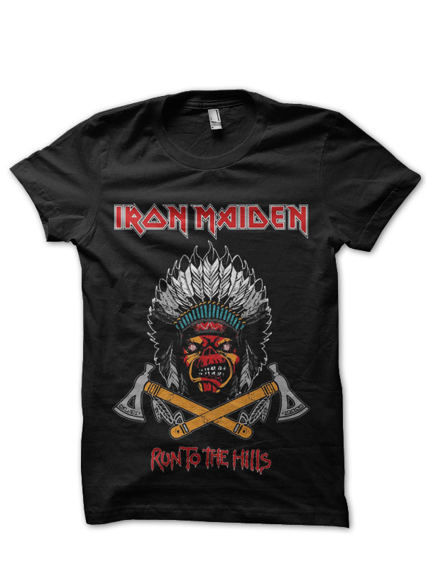 Iron Maiden - Run To The Hills Black T-Shirt