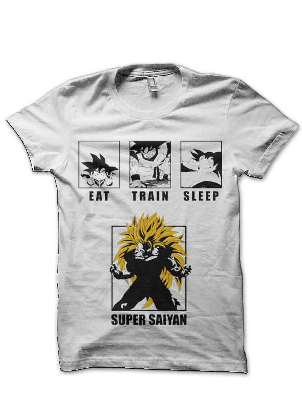 Super Saiyan Life White T-Shirt