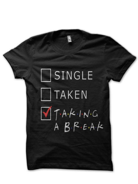 Taking A Break Black T-Shirt