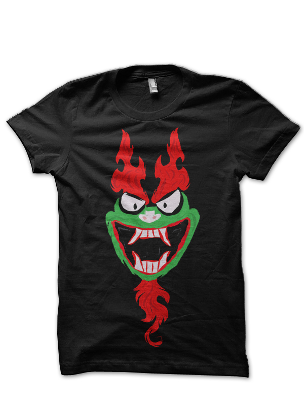 Aku - Face Of Evil Black T-Shirt
