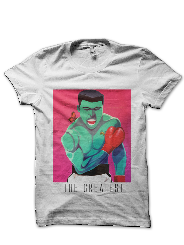 Muhammad Ali White T-Shirt