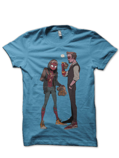 Tony And Peter Light Blue T-Shirt