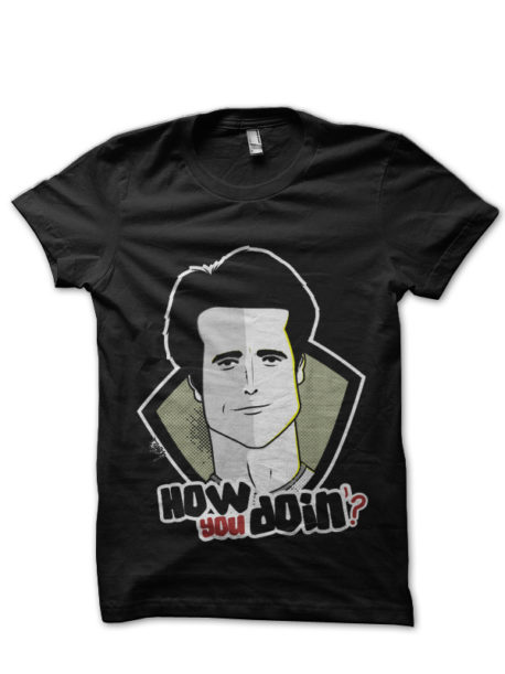 Chandler - Friends Black T-Shirt