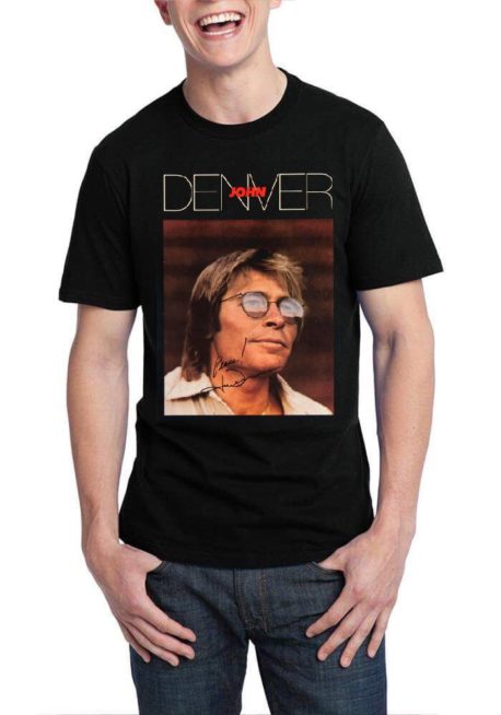 John Denver Black T-Shirt