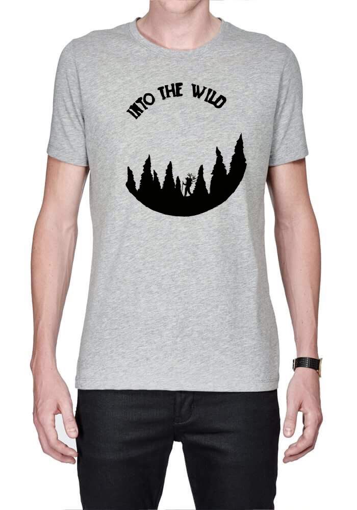 Into The Moon Grey T-Shirt