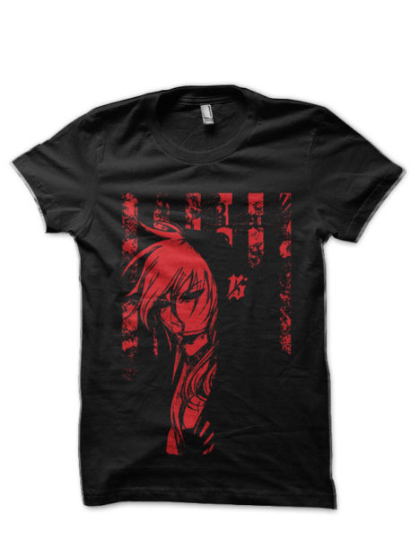Kuchiki Byakuya Black T-Shirt