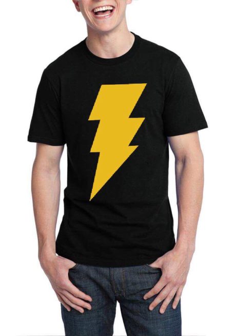 Lightining Flash Black T-Shirt