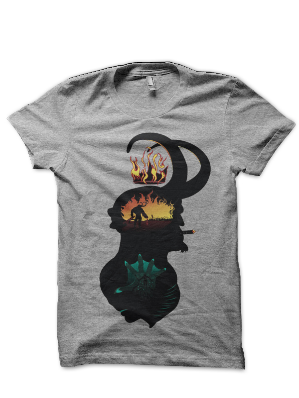 Hellboy Grey T-Shirt