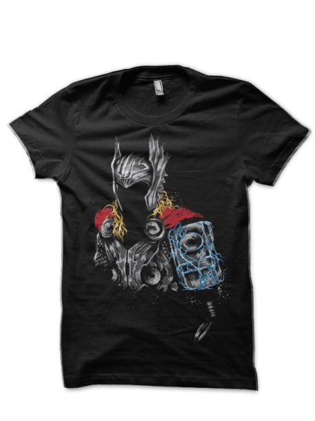 Vintage 1984 THOR Black T-Shirt