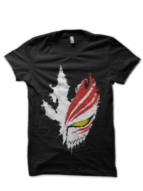 Bleach Hollow Mask Black T-Shirt