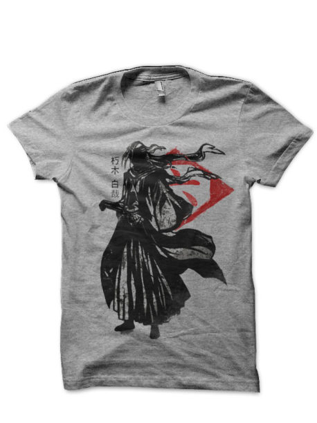 Bleach - Kenpachi Zaraki Grey T-Shirt