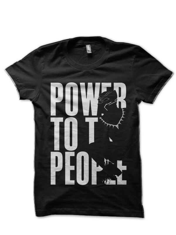 Power To The People Black T-Shirt