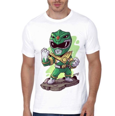 Power Ranger White T-Shirt