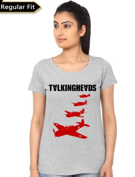 Talking Heads Grey Top