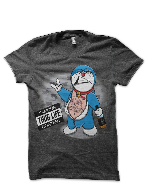 Doraemon - Thug Life T-Shirt