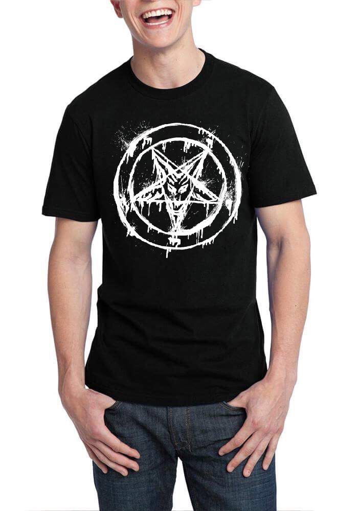 Satan 666 Black T-Shirt