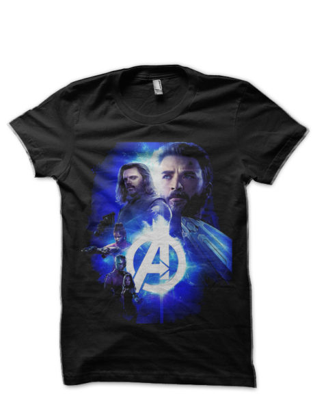 Avengers Black T-Shirt