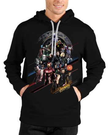 marvel black hoodie