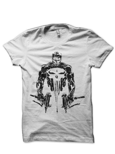 Punisher White T-Shirt