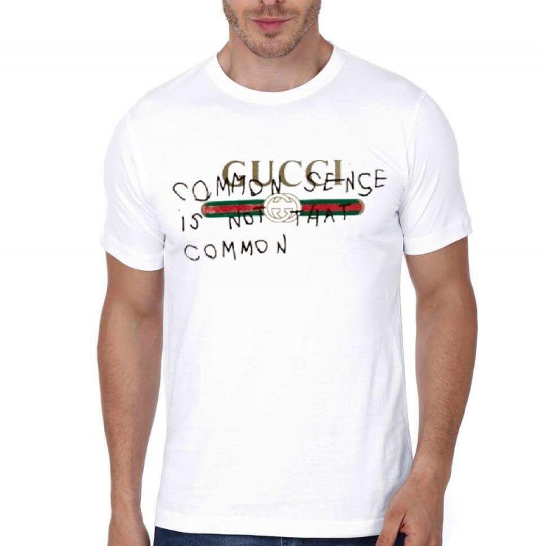 Gucci Common Sense White T-Shirt | Swag Shirts