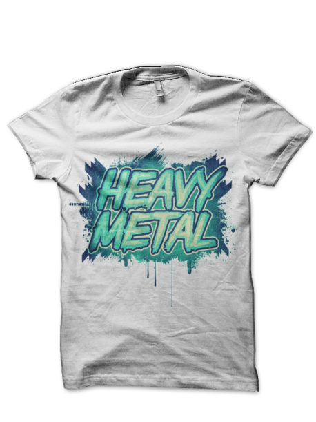 Heavy Metal White T-Shirt
