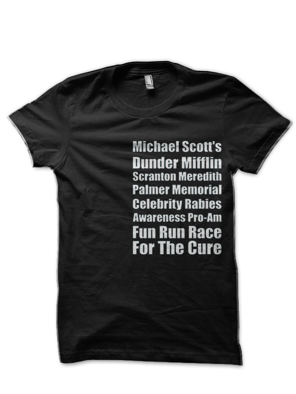Michael Scott's Rabies Fun Run T-Shirt - Image 3