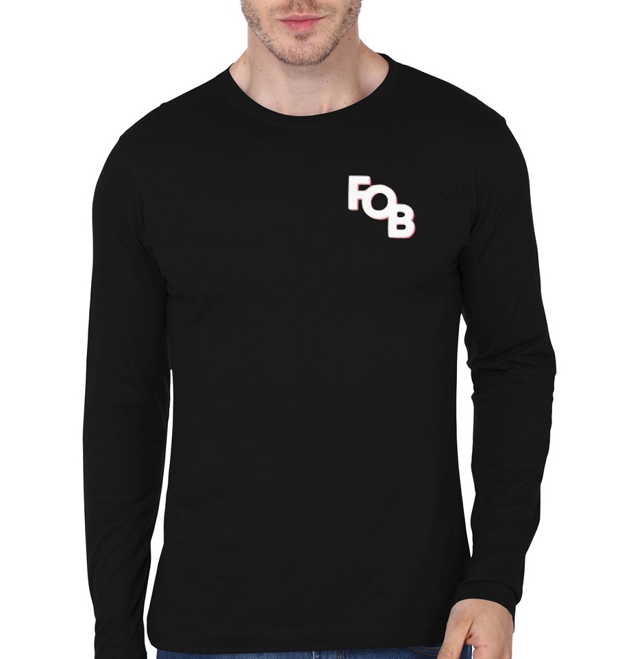 FOB Black Full Sleeve T-Shirt