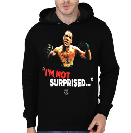 Nate Diaz I'm Not Surprised Black Hoodie