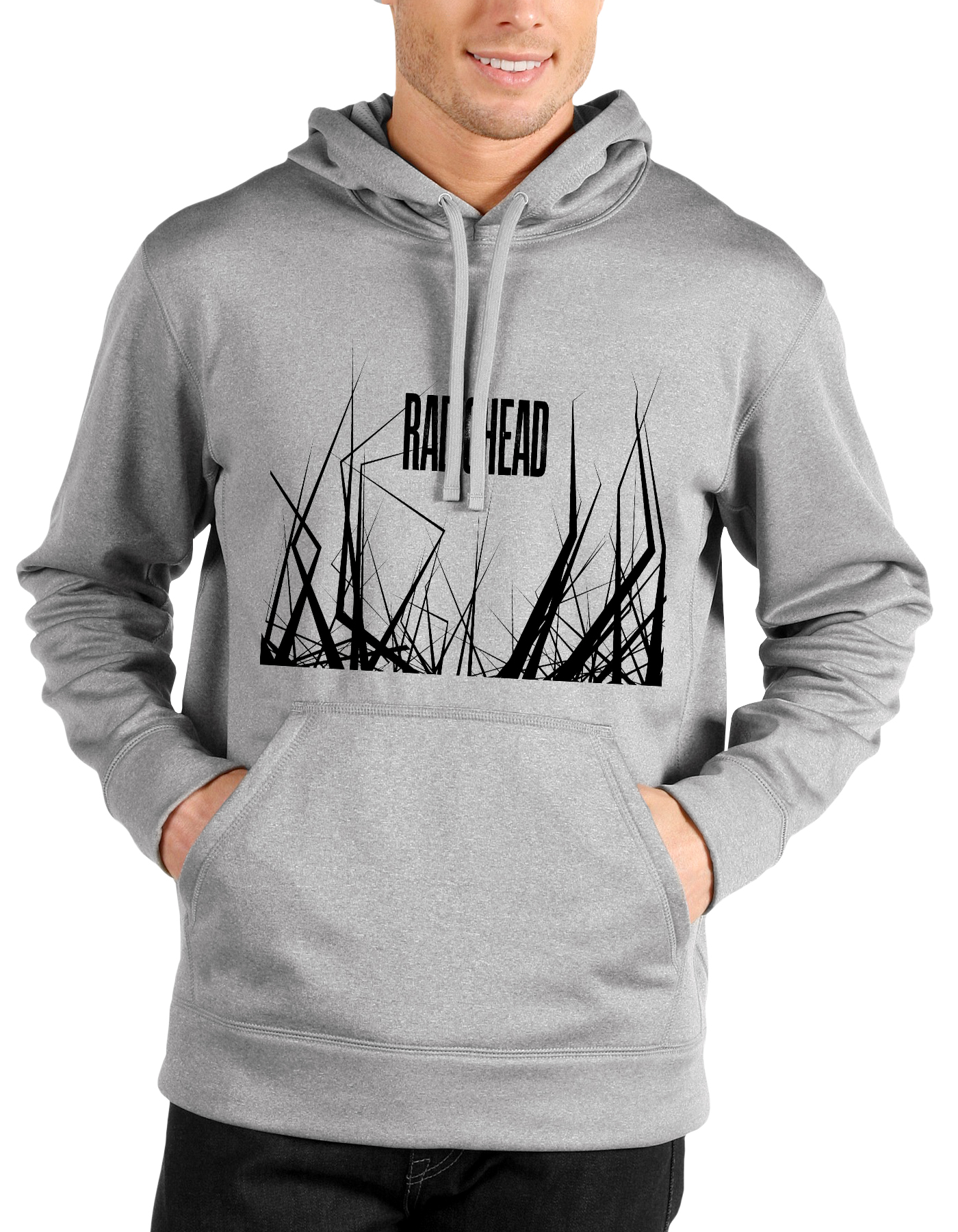 Radiohead Grey Melange Hoodie