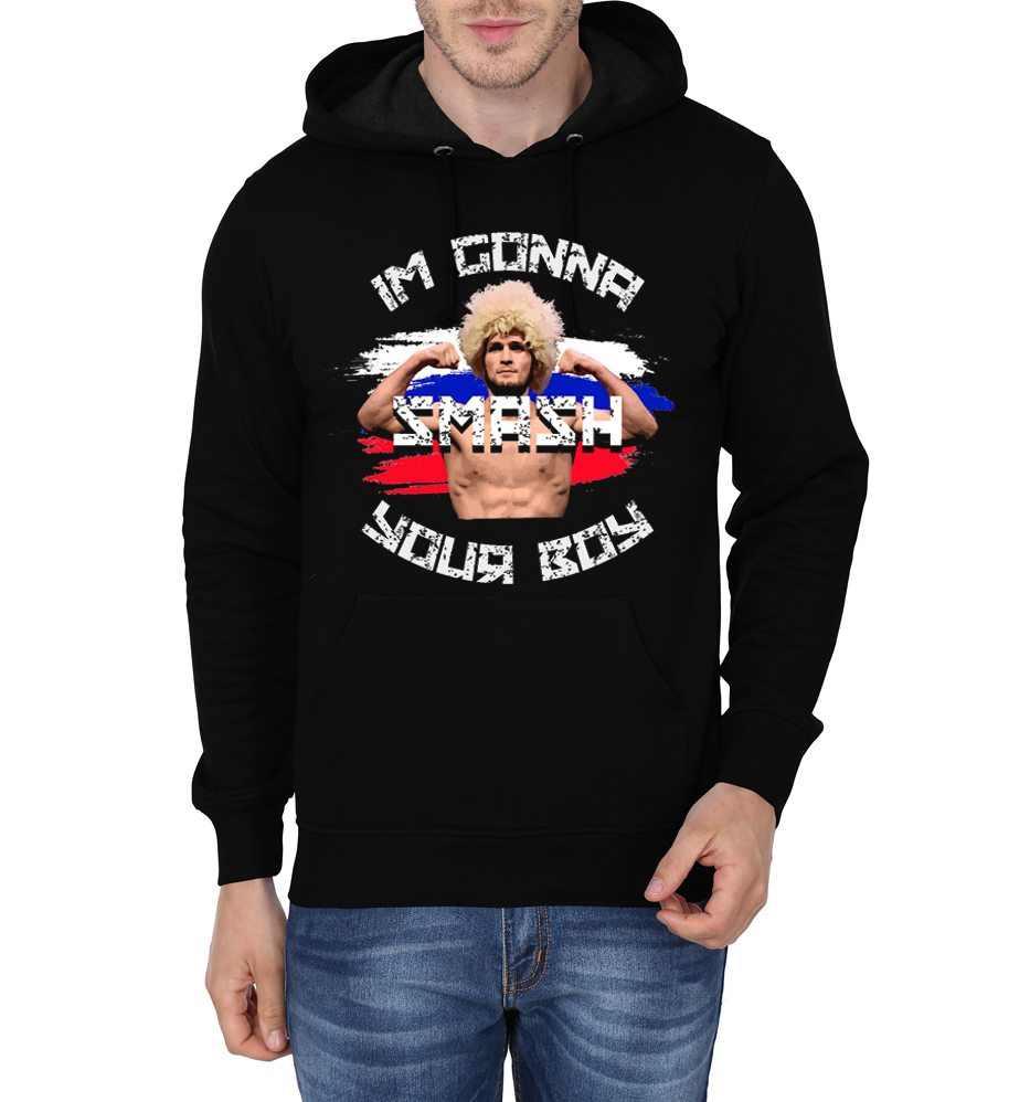 I Am Gonna Smash Your Boy Black Hoodie