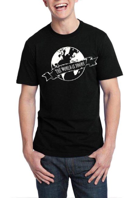 The World Is Yours Black T-Shirt