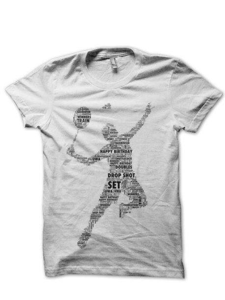 Badminton White T-shirt