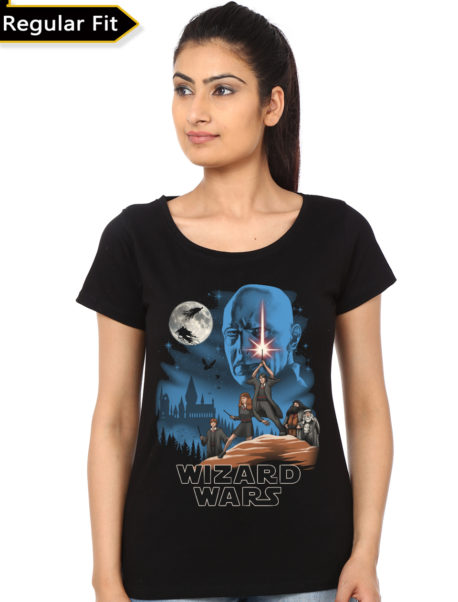Harry Potter Wizard Wars Black Girl's T-shirt