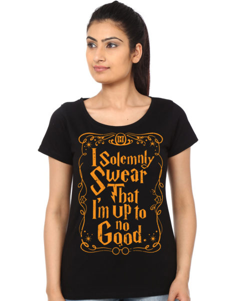 Harry Potter Girl's Black T-shirt