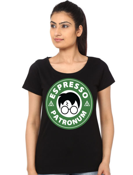 Harry Potter Girl's Black T-shirt