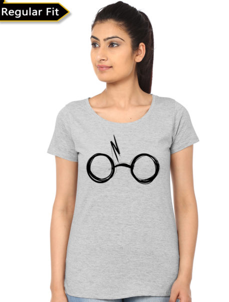 Harry Potter Girl's Grey T-shirt