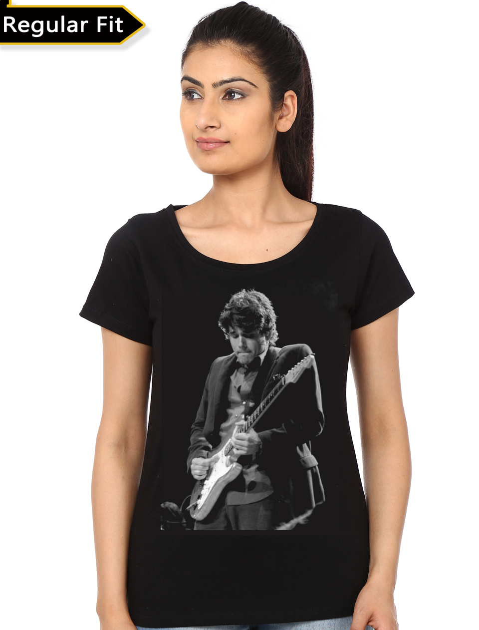 John Mayer Girl's Black T-Shirt