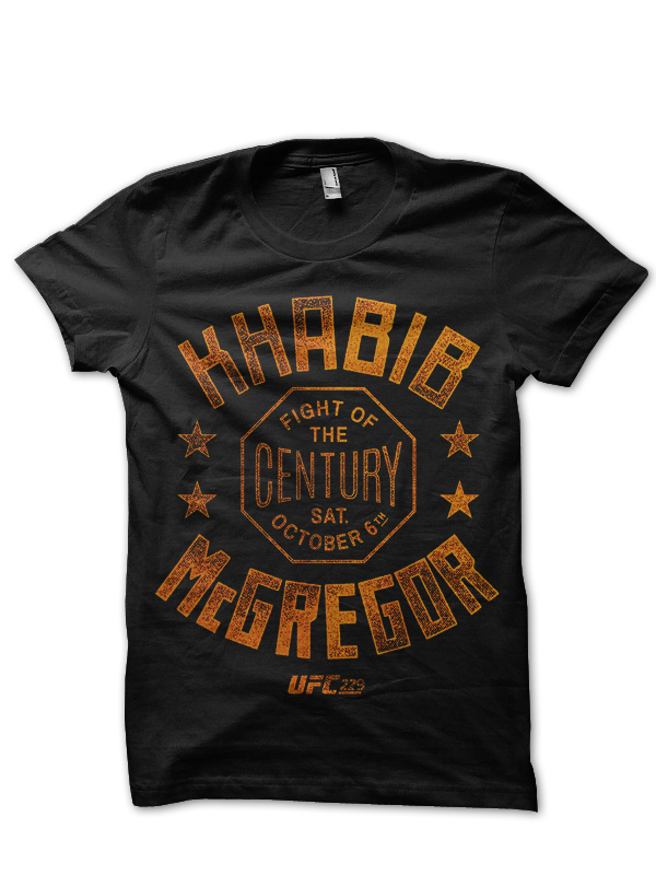 Khabib Vs Mcgregor UFC 229 Black T-Shirt