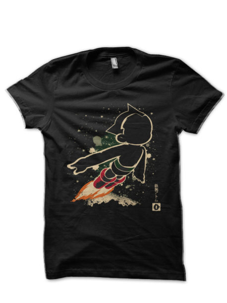 The Mighty Atom Black T-Shirt