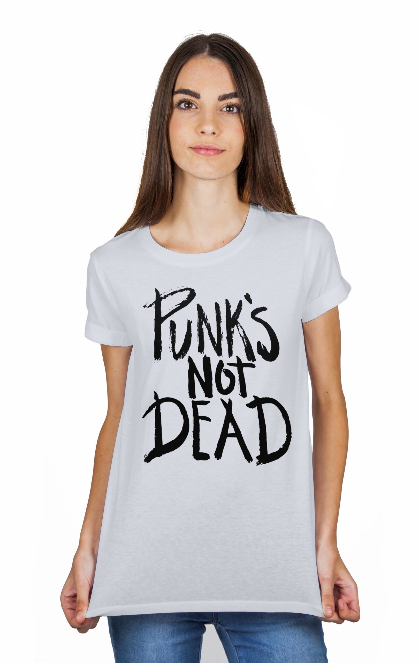 Punk's Not Dead White T-Shirt