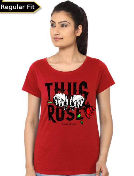 Thug Rose Red Girl's T-Shirt