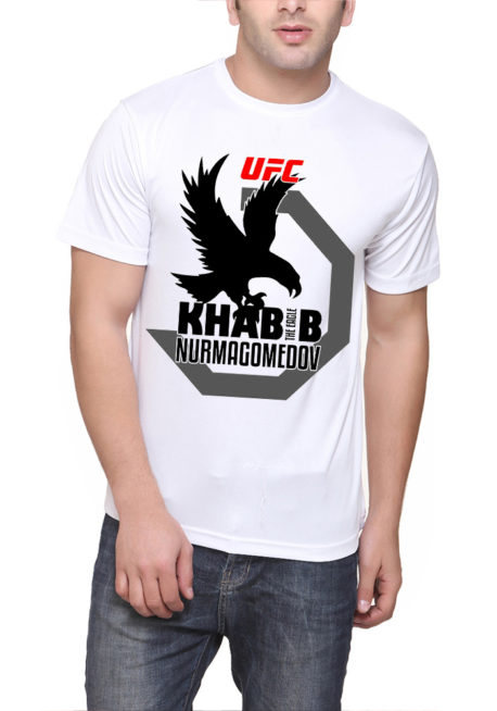 UFC Khabib White T-Shirt