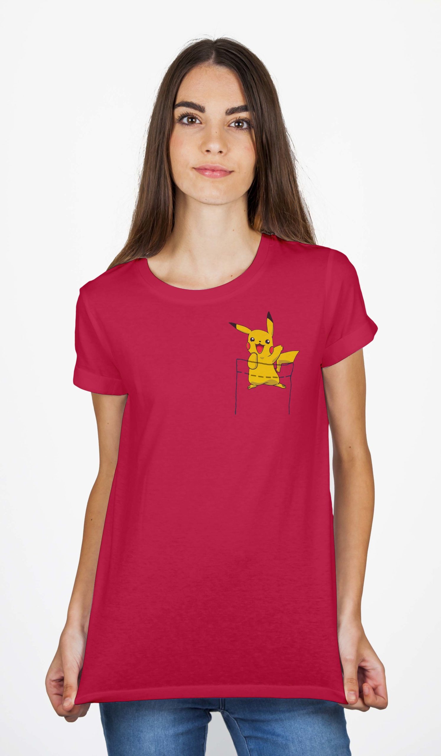 Pocket Pikachu Red T-Shirt